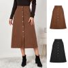 High Waist Corduroy Skirt in Skirts