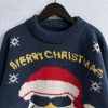 Knitted Santa Claus Christmas Sweater in Sweaters