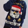 Knitted Santa Claus Christmas Sweater in Sweaters
