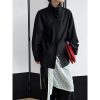 Simple Elegant Stand Collar Long Sleeve Blouse Shirt in Shirts & Blouses