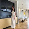 Collared Slim Fit Slimming Elegant Stitching Contrast Color Sheath Short Sleeve Long Pattern Single Breasted Knitted Dress in Dresses