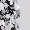 Sexy Tube Top Three Dimensional Stitching Floral Ruffled Maxi Dress in Dresses