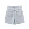 Summer High Waist Straight Long Denim Shorts in Shorts