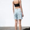 Summer High Waist Straight Long Denim Shorts in Shorts