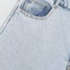 Summer High Waist Straight Long Denim Shorts in Shorts