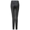 Solid Color Faux Leather Sexy Skinny Leggings in Leggings
