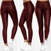 Skinny Faux Leather Leggings in Leggings