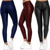 Skinny Faux Leather Leggings in Leggings