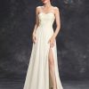 Tube Top Evening Cocktail Ball Slit Dress in Dresses