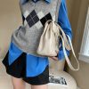 Leather Fashionable Loose A line Wide Leg Elastic Shorts in Shorts