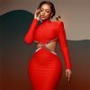 Sexy Hollow Out Cutout out Rhinestone Slim Fit Long Sleeve Dress in Dresses
