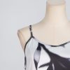 Vintage Ink Print Waist Tight Maxi Dress Two Piece Set in Dresses