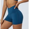 Elastic High Waist Running Workout Shorts in Sports Shorts