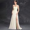 Tube Top Evening Cocktail Ball Slit Dress in Dresses