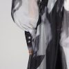 Vintage Ink Print Waist Tight Maxi Dress Two Piece Set in Dresses