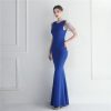Beaded Bridesmaid Long Fish Tail Dress in Dresses
