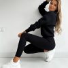 Vertical Stripes Tight Weight Loss High Waist Cropped Solid Color Leggings in Leggings