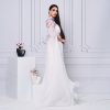 Turtleneck Long Embroidered Waist Controlled Large Hem Dress in Dresses