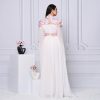 Turtleneck Long Embroidered Waist Controlled Large Hem Dress in Dresses