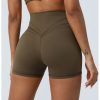 Elastic High Waist Running Workout Shorts in Sports Shorts