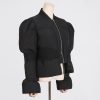 Waist Tight Slimming Stand Collar Short Cotton Jacket in Cotton-padded Coats
