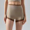 Contrast Color High Waist Hip Lifting Belly Contracting Beautiful Hip Line Outdoor Workout Shorts in Sports Shorts