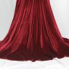 Off Shoulder Long Sleeve Velvet Large Evening Dress in Dresses