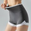 Contrast Color High Waist Hip Lifting Belly Contracting Beautiful Hip Line Outdoor Workout Shorts in Sports Shorts