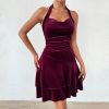 Sexy Halter Backless Dress in Dresses
