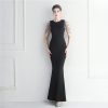 Beaded Bridesmaid Long Fish Tail Dress in Dresses