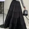 High Waist Slimming Tiered Skirt in Skirts