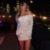 Mesh See Through Tube Top Off Collar Sexy Skinny Hip Dress in Dresses