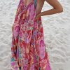 Printing Loose Holiday Dress in Dresses