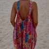 Printing Loose Holiday Dress in Dresses