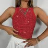 Sequin Leopard Print Top in Tank Tops & Camis