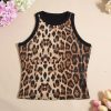 Sequin Leopard Print Top in Tank Tops & Camis