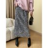 Glitter Split Straight Skirt in Skirts
