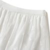 Flocking Butterfly Mesh Skirt in Skirts