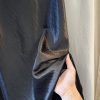 Irregular Asymmetric Lace Stitching Satin Fishtail Skirt in Skirts