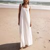 Square Collar Striped Minimalist Basic Sleeveless Dress in Dresses