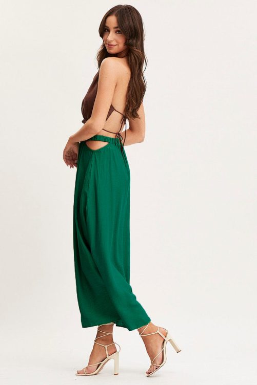 High Waist Hollow Out Cutout Out Long Skirt in Skirts