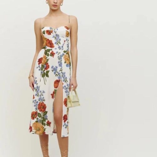 Floral Holiday Dress in Dresses