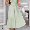 High Waist Sling Dinner Dress in Dresses