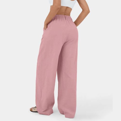 High Waist Wide Leg Loose Pants in Pants