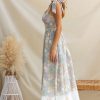 Floral Tight Waist Slim Fit Camisole Dress in Dresses