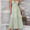High Waist Sling Dinner Dress in Dresses