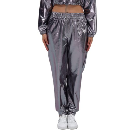 Multi Color Elastic Waist Ankle Tied Pants in Pants