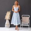 Sexy Slim Spaghetti Strap Floral Print Lace Dress in Dresses