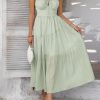 High Waist Sling Dinner Dress in Dresses