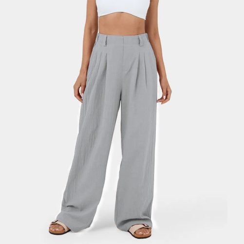 High Waist Wide Leg Loose Pants in Pants